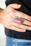 Sedona Scene - Pink Ring - Paparazzi Accessories Ring Bedazzle Me Pretty Mobile Fashion Boutique