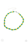 SEED Limit - Green Necklace - Paparazzi Accessories Necklace Bedazzle Me Pretty Mobile Fashion Boutique