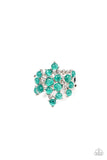 Seeing Eye to Cats Eye - Green Ring - Paparazzi Accessories Ring Bedazzle Me Pretty Mobile Fashion Boutique