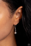 Seize the Initial - Silver - M Necklace - Paparazzi Accessories Necklace Bedazzle Me Pretty Mobile Fashion Boutique