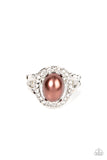 Seize the Shimmer - Brown Ring - Paparazzi Accessories Ring Bedazzle Me Pretty Mobile Fashion Boutique