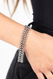 Seize the Sizzle - Black Bracelet - Paparazzi Accessories Bracelet Bedazzle Me Pretty Mobile Fashion Boutique