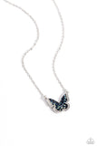 Seize the Smolder - Blue Necklace - Paparazzi Accessories Necklace Bedazzle Me Pretty Mobile Fashion Boutique