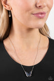 Seize the Smolder - Blue Necklace - Paparazzi Accessories Necklace Bedazzle Me Pretty Mobile Fashion Boutique