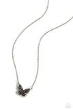 Seize the Smolder - Silver Necklace - Paparazzi Accessories Necklace Bedazzle Me Pretty Mobile Fashion Boutique