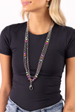 Seize the Stacks - Multi Lanyard - Paparazzi Accessories Lanyard Bedazzle Me Pretty Mobile Fashion Boutique