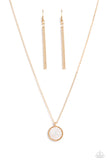 Seize the Sunset - Gold Necklace - Paparazzi Accessories Necklace Bedazzle Me Pretty Mobile Fashion Boutique