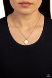 Seize the Sunset - Gold Necklace - Paparazzi Accessories Necklace Bedazzle Me Pretty Mobile Fashion Boutique