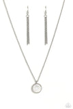 Seize the Sunset - White Necklace - Paparazzi Accessories Necklace Bedazzle Me Pretty Mobile Fashion Boutique