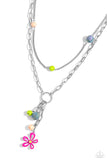 Seize the Swirls - Pink Necklace - Paparazzi Accessories Necklace Bedazzle Me Pretty Mobile Fashion Boutique