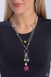 Seize the Swirls - Pink Necklace - Paparazzi Accessories Necklace Bedazzle Me Pretty Mobile Fashion Boutique