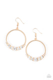 Self-Made Millionaire - Gold Earrings - Paparazzi Accessories Earrings Bedazzle Me Pretty Mobile Fashion Boutique