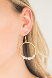 Self-Made Millionaire - Gold Earrings - Paparazzi Accessories Earrings Bedazzle Me Pretty Mobile Fashion Boutique