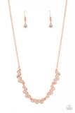SELFIE-Love - Copper Necklace - Paparazzi Accessories Necklace Bedazzle Me Pretty Mobile Fashion Boutique