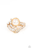 SELFIE-Made Millionaire - Gold Ring - Paparazzi Accessories Ring Bedazzle Me Pretty Mobile Fashion Boutique