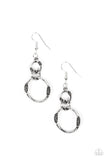 SELFIE-Made Woman - Silver Earrings - Paparazzi Accessories Earrings Bedazzle Me Pretty Mobile Fashion Boutique