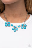 SELFIE-Worth - Blue Necklace - Paparazzi Accessories Necklace Bedazzle Me Pretty Mobile Fashion Boutique