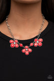 SELFIE-Worth - Red Necklace - Paparazzi Accessories Necklace Bedazzle Me Pretty Mobile Fashion Boutique