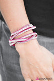 Send In The Sparkle! - Pink Bracelet - Paparazzi Accessories Bracelet Bedazzle Me Pretty Mobile Fashion Boutique