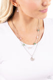 Sense of Direction - Pink Necklace - Paparazzi Accessories Necklace Bedazzle Me Pretty Mobile Fashion Boutique