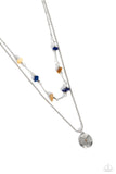 Sense of Direction - Yellow Necklace - Paparazzi Accessories Necklace Bedazzle Me Pretty Mobile Fashion Boutique