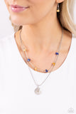 Sense of Direction - Yellow Necklace - Paparazzi Accessories Necklace Bedazzle Me Pretty Mobile Fashion Boutique