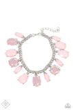 Serendipitous Shimmer - Pink Bracelet - Paparazzi Accessories Bracelet Bedazzle Me Pretty Mobile Fashion Boutique