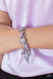 Serendipitous Shimmer - Silver Bracelet - Paparazzi Accessories Bracelet Bedazzle Me Pretty Mobile Fashion Boutique