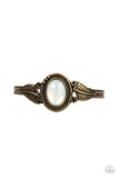 Serendipitous Sojourn - Brass Bracelet - Paparazzi Accessories Bracelet Bedazzle Me Pretty Mobile Fashion Boutique