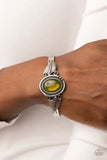 Serendipitous Sojourn - Green Bracelet - Paparazzi Accessories Bracelet Bedazzle Me Pretty Mobile Fashion Boutique
