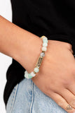 Serene Season - Blue Bracelet - Paparazzi Accessories Bracelet Bedazzle Me Pretty Mobile Fashion Boutique