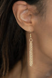 Serene Sheen - Gold Necklace - Paparazzi Accessories Necklace Bedazzle Me Pretty Mobile Fashion Boutique