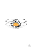Serene Succulent - Orange Bracelet - Paparazzi Accessories Bracelet Bedazzle Me Pretty Mobile Fashion Boutique