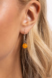 Serene Sweetheart - Orange Necklace - Paparazzi Accessories Necklace Bedazzle Me Pretty Mobile Fashion Boutique