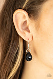 Serenely Scattered - Black Necklace - Paparazzi Accessories Necklace Bedazzle Me Pretty Mobile Fashion Boutique