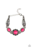 Serenely Southern - Pink Bracelet - Paparazzi Accessories Bracelet Bedazzle Me Pretty Mobile Fashion Boutique