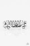 Serenely Summer - Silver Ring - Paparazzi Accessories Ring Bedazzle Me Pretty Mobile Fashion Boutique