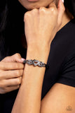 Seriously Smitten - Black Bracelet - Paparazzi Accessories Bracelet Bedazzle Me Pretty Mobile Fashion Boutique