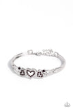 Seriously Smitten - Purple Bracelet - Paparazzi Accessories Bracelet Bedazzle Me Pretty Mobile Fashion Boutique