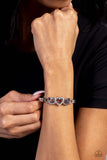 Seriously Smitten - Purple Bracelet - Paparazzi Accessories Bracelet Bedazzle Me Pretty Mobile Fashion Boutique