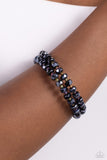 Seriously Stellar - Blue Bracelet - Paparazzi Accessories Bracelet Bedazzle Me Pretty Mobile Fashion Boutique