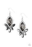 Serving Up Sparkle - Silver Earrings - Paparazzi Accessories Earrings Bedazzle Me Pretty Mobile Fashion Boutique