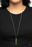 Set in GEMSTONE - Green Necklace - Paparazzi Accessories Necklace Bedazzle Me Pretty Mobile Fashion Boutique