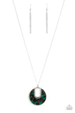 Setting The Fashion - Green Necklace - Paparazzi Accessories Necklace Bedazzle Me Pretty Mobile Fashion Boutique