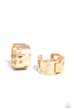 Setting the STAR High - Gold Earrings - Paparazzi Accessories Earrings Bedazzle Me Pretty Mobile Fashion Boutique
