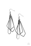 Shape Shifting Shimmer - Black Earrings - Paparazzi Accessories Earrings Bedazzle Me Pretty Mobile Fashion Boutique