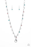 Sharp-Edged Shimmer - Multi Lanyard - Paparazzi Accessories Lanyard Bedazzle Me Pretty Mobile Fashion Boutique