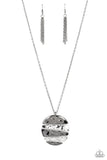Shattered Sunset - Black Necklace - Paparazzi Accessories Necklace Bedazzle Me Pretty Mobile Fashion Boutique