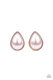 SHEER Enough - Pink Post Earrings - Paparazzi Accessories Post Earrings Bedazzle Me Pretty Mobile Fashion Boutique