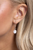 SHELL-ebrity Showcase - White Lanyard - Paparazzi Accessories Lanyard Bedazzle Me Pretty Mobile Fashion Boutique